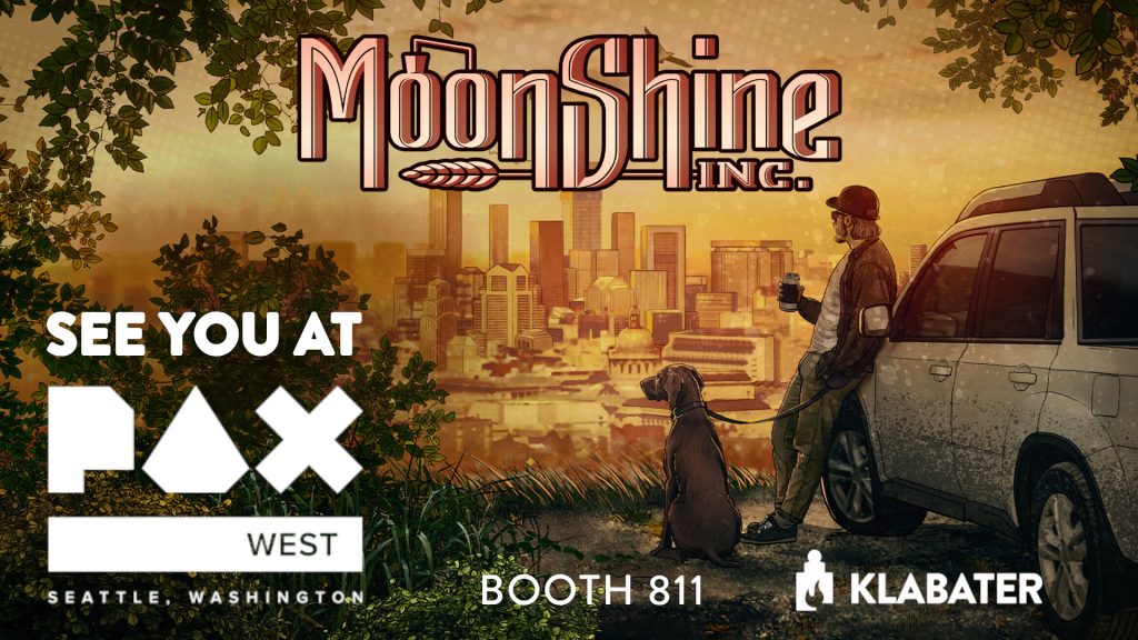 We are presenting Moonshine Inc. at PAX WEST 2022! Klabater