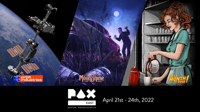 Klabater is heading to Boston’s PAX EAST ’22 with 3 games!